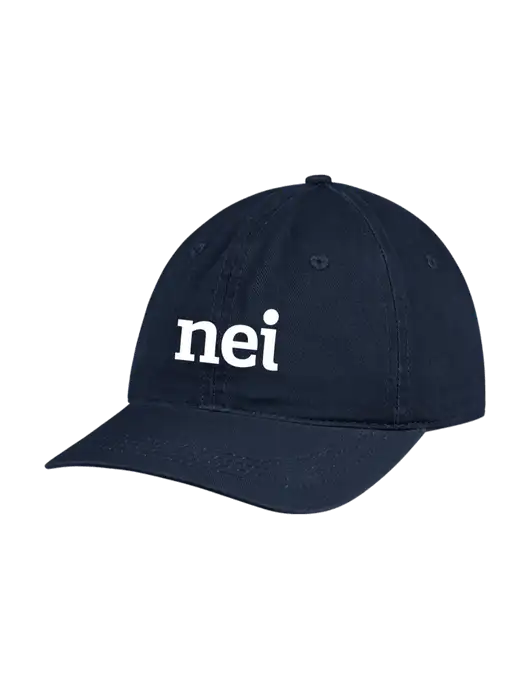 Garment Washed Unstructured Twill Navy Cap w/NEI Logo