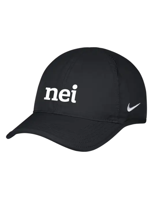 Nike Black Featherlight Cap w/NEI Logo