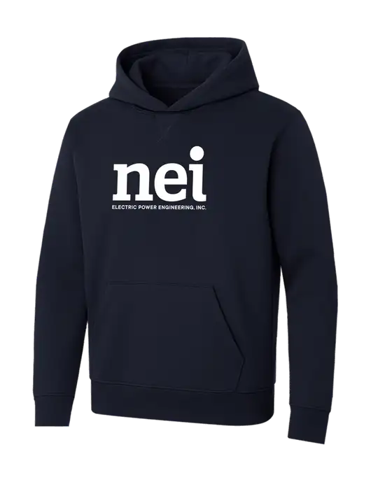 Allmade Dark Navy Organic French Terry Pullover Hoodie w/NEI Logo