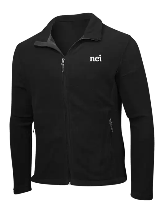 Black Fleece Jacket w/NEI Logo