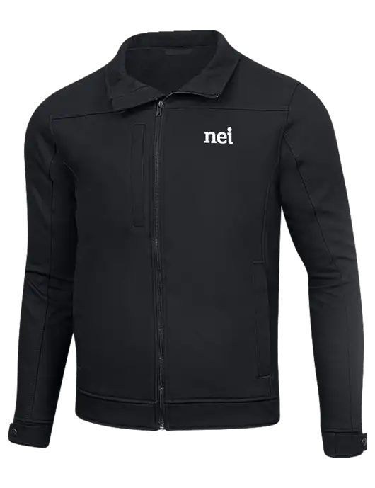 Cornerstone Charcoal Duck Bonded Soft Shell Jacket w/NEI Logo
