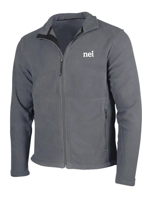Medium Grey Fleece Jacket w/NEI Logo