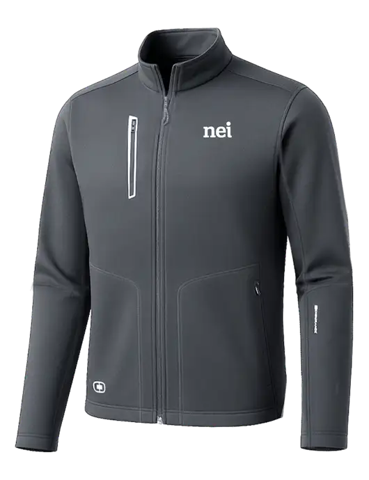 OGIO Dark Grey Endurance Fulcrum Full-Zip w/NEI Logo