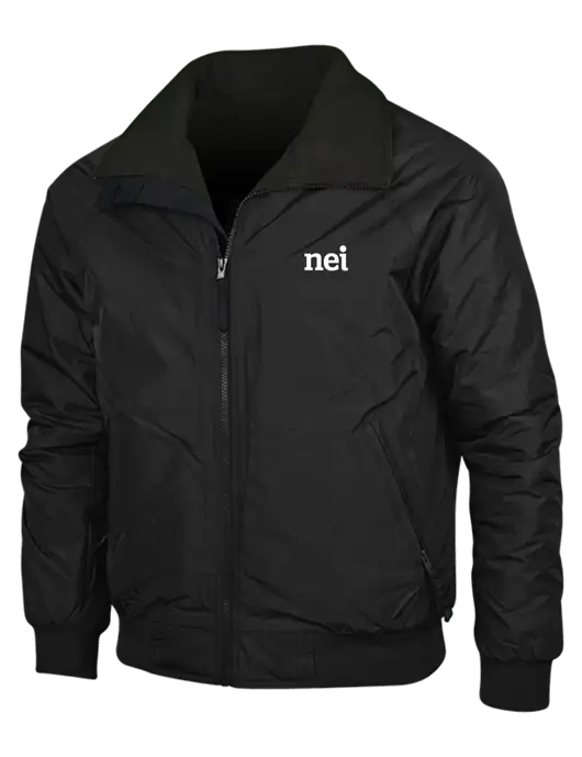 True Black/True Black Classic Challenger Jacket w/NEI Logo