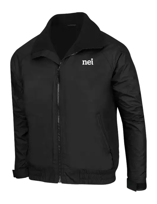 True Black/True Black Classic Competitor Jacket w/NEI Logo