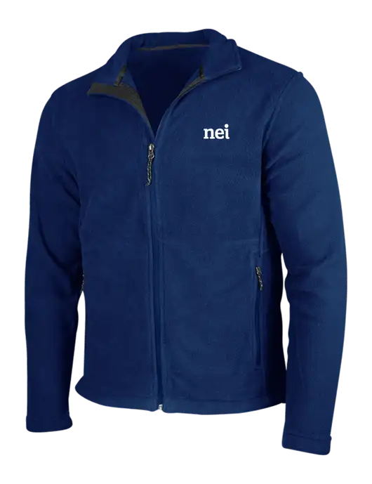 Navy Fleece Jacket w/NEI Logo