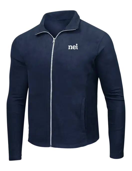 Navy Microfleece Jacket w/NEI Logo