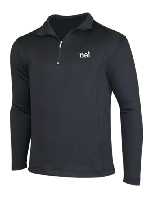 NIKE Black Sport Cover-Up w/NEI Logo