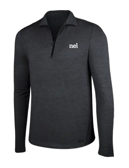OGIO Blacktop Heather Endurance Force 1/4 Zip w/NEI Logo