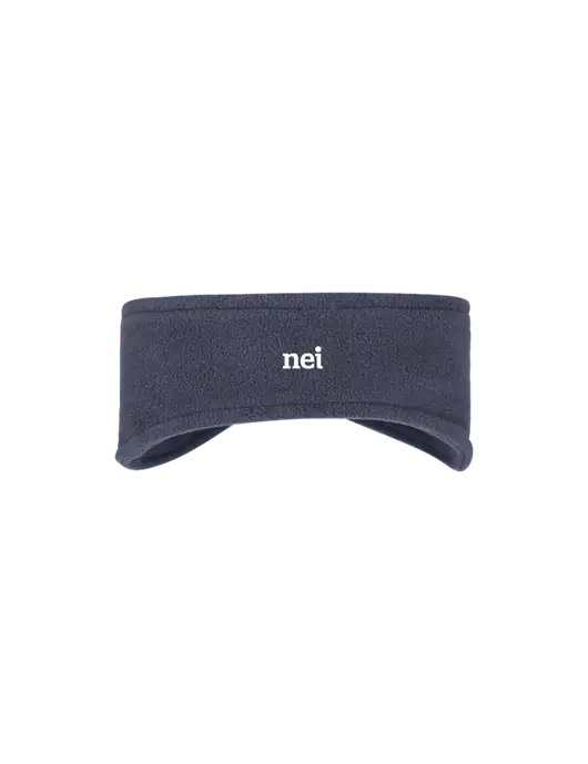 Navy Stretch Fleece Headband w/NEI Logo