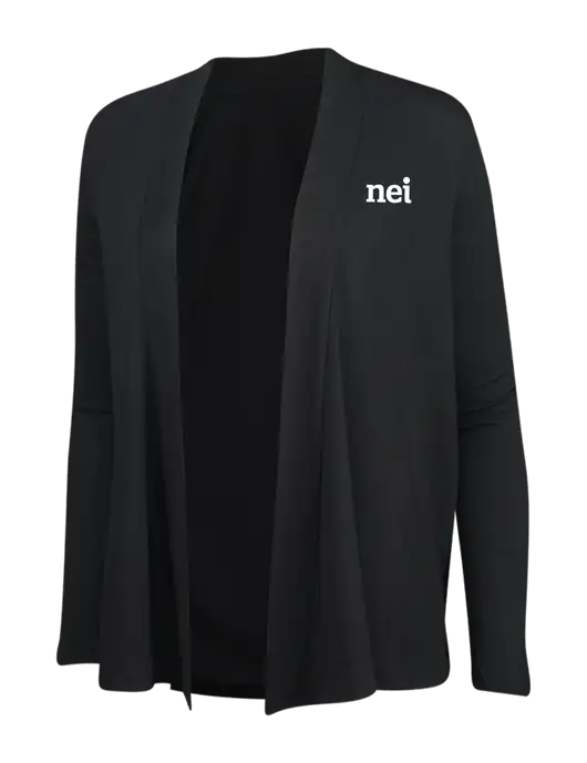 Black Womens Concept Cardigan w/NEI Logo