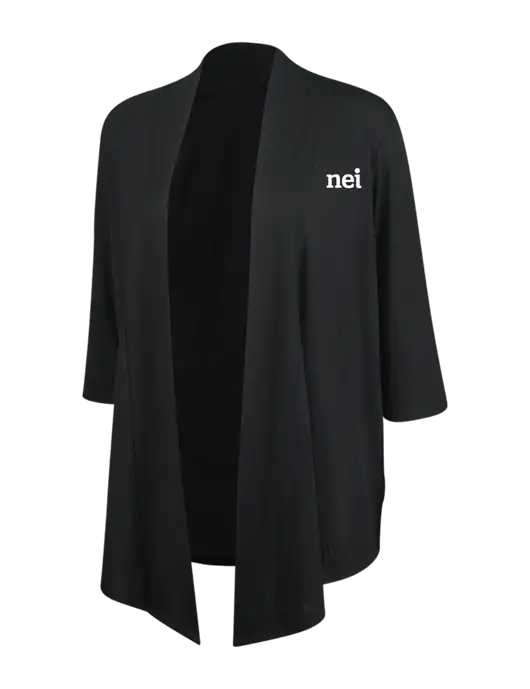 Black Womens Concept Shrug w/NEI Logo