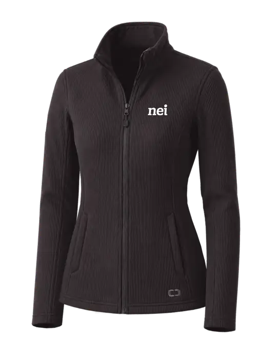 OGIO Blacktop Womens Grit Fleece Jacket w/NEI Logo