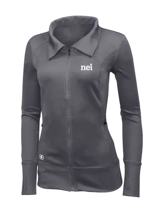 OGIO Dark Grey Womens Endurance Fulcrum Full-Zip w/NEI Logo