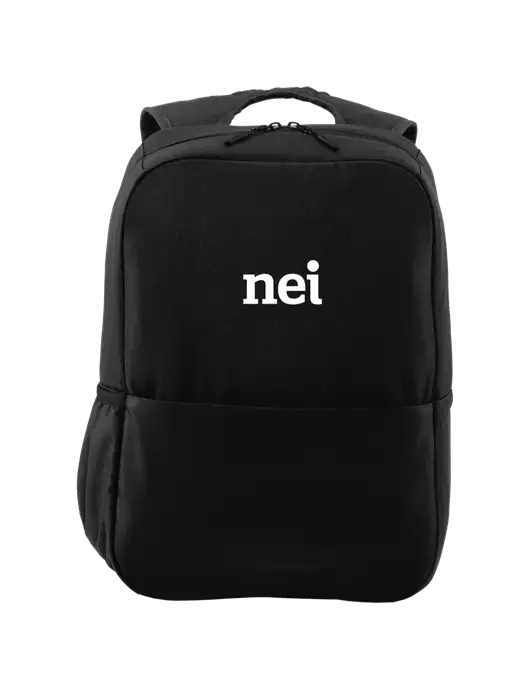 Access Square Laptop Black Backpack w/NEI Logo