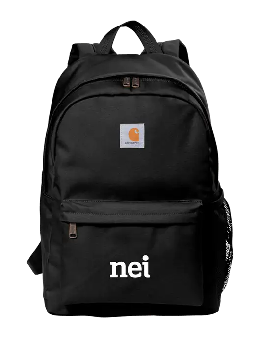 Carhartt Black Canvas Backpack w/NEI Logo