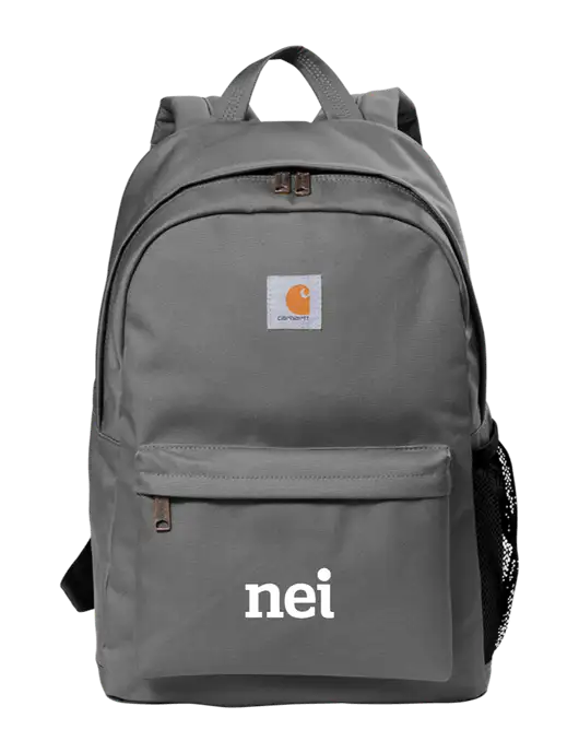 Carhartt Grey Canvas Backpack w/NEI Logo