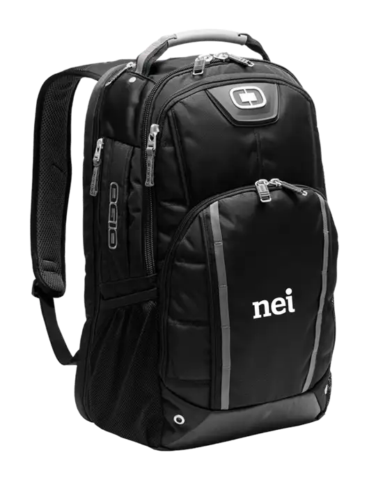 OGIO Black Bolt Pack w/NEI Logo