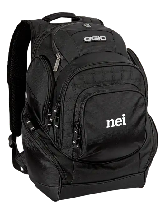 OGIO Black Mastermind Pack w/NEI Logo