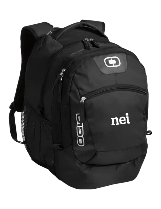 OGIO Black Rogue Pack
 w/NEI Logo
