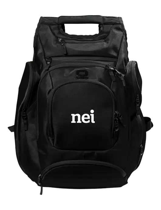 OGIO Blacktop Metro Ballistic Laptop Backpack w/NEI Logo