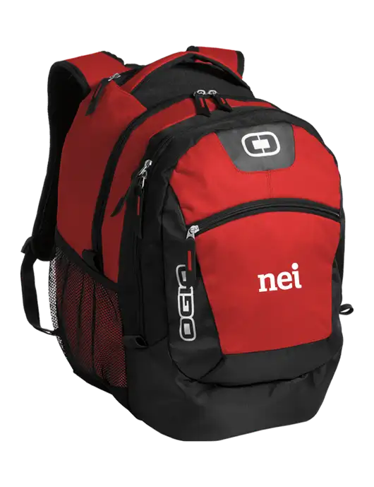 OGIO Red Rogue Pack
 w/NEI Logo