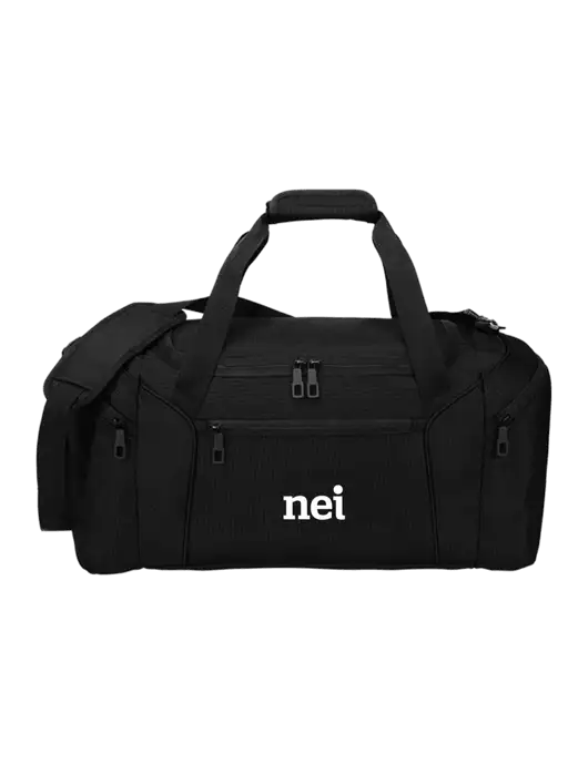 Slim & Lite Black Duffel    w/NEI Logo